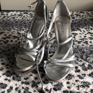 Silver heels
